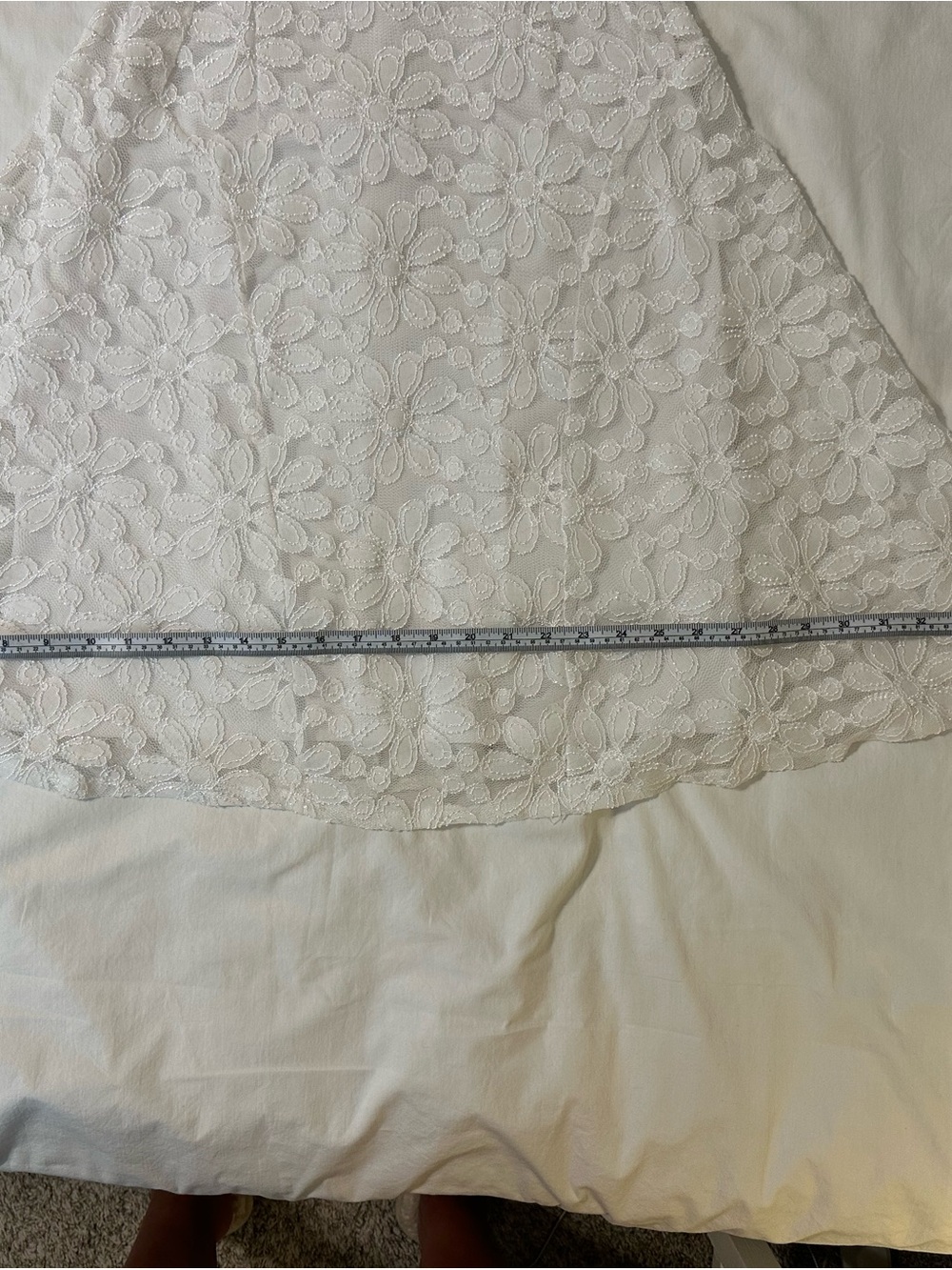 Rabbit Rabbit Rabbit White Lace Overlay Dress - Picture 9 of 10